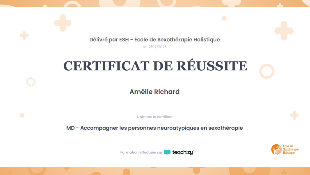 certificat pour l'accompagnement des personnes neuroatypique
